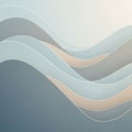 Featuring undulating overlapping waves in soft blue beige and gray Royalty Free Stock Photo