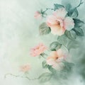 floral romantic soft mood for background, AIGENERATED Royalty Free Stock Photo