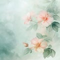 floral romantic soft mood for background, AIGENERATED Royalty Free Stock Photo