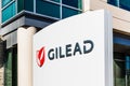 Feb 19, 2020 Foster City / CA / USA - Gilead sign at their headquarters in Silicon Valley; Gilead Sciences, Inc. is an American