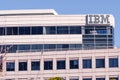 Feb 19, 2020 Foster City / CA / USA - IBM Corporation Innovation Center headquarters located in Silicon Valley; IBM Corporation is Royalty Free Stock Photo