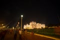 Mysore Palace illuminated during most celebrated Dasara festivals, Mysuru, Karnataka, India