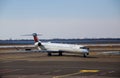 DELTA aircraft at the John F. Kennedy International Airport flying departure on a runway airport in the United States