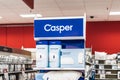 Feb 3, 2020 Mountain View / CA / USA - Casper products on display in a local big-box store; Casper Sleep is an American e-commerce