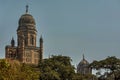 Municipal Corporation Building, and in background Chhatrapati shivaji maharaj terminus a unesco world heritage site MUMBAI Royalty Free Stock Photo