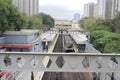 Feb 19 2015 railway station in hong kong Sheung Shui