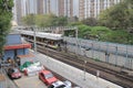 Feb 19 2015 railway station in hong kong Sheung Shui