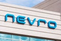 Feb 21, 2020 Redwood City / CA / USA - Nevro sign at their headquarters in Silicon Valley; Nevro Corp. is a medical device company