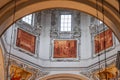 Feb 4, 2020 - Salzburg, Austria: Paintings with murals under window of the dome inside Salzburg Cathedral