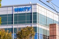Feb 2, 2020 South San Francisco / CA / USA - Unity Biotechnology headquarters in Silicon Valley; Unity Biotechnology is a startup