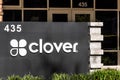 Feb 27, 2020 Sunnyvale / Ca / USA - Clover headquarters in Silicon Valley; Clover Network is a cloud-based Android point of sale Royalty Free Stock Photo