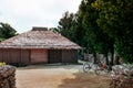 Historic Ryukyu village in Taketomi, Okinawa, Japan