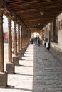 Wood spanish arches in antigua guatemala