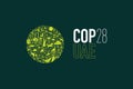 February 1, 2023, Brazil. Illustration the 2023 United Nations Climate Change Conference COP28 UAE. Event will be on 6-17 November