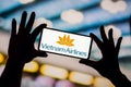 February 6, 2023, Brazil. In this photo illustration, the Vietnam Airlines Corporation logo is displayed on a smartphone screen
