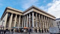 The Bourse of Paris located in Brongniart palace in Paris, France. Royalty Free Stock Photo