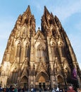 February 2022, Cologne cathedral front view, Cologne, Germany
