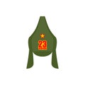 23 February. Defender of Fatherland Day. Budenovka retro cap Rus