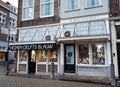 5 February 2019, Delft, Netherlands, South Holland, Europe. Souvenir shop. Royalty Free Stock Photo