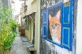 Famous street art mural in Georgetown, Penang, Malaysia