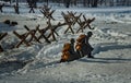 26 February 2017 the Holiday of Maslenitsa in Borodino.