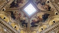 Interior view of the Opera Garnier, in Paris, France. Royalty Free Stock Photo