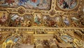 Interior view of the Opera Garnier, in Paris, France.