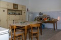 Kitchen of an abandoned house, Urbex In northern Italy. Urban exploration