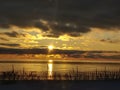 February Lake Michigan Sunset G.H. MI