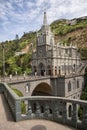 The famous sanctuary of Las Lajas Colombia