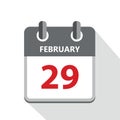 29 february in the leap year calendar