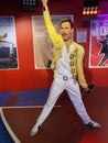 Wax figure of Freddie Mercury. Royalty Free Stock Photo