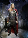 Wax figure of Chris Hemsworth as Thor.