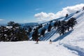 February 2nd 2022 - Grevena, Greece - The gorgeous snowy slopes of Vasilitsa ski resort