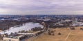 February 11, 2017 - Panorama of the cityscape of Stockholm, Swed Royalty Free Stock Photo