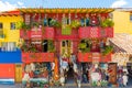 Craft store in the colonial village of Raquira Colombia