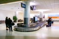 February 23, 2019 San Jose / CA / USA - Baggage claiming area at Norman Y. Mineta San Jose International Airport Royalty Free Stock Photo