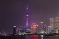 Shangahi. Panorama of the city from the Bund