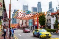 2019 February 28, Singapore - People walking and shopping in downtown