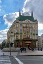 February 25th 2017 - Belgrade, Serbia - The famous four star hotel Moskva in the center of Belgrade