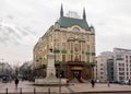 February 27th 2017 - Belgrade, Serbia - The famous four star hotel Moskva in the center of Belgrade