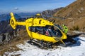 February 25th, 2023, helicopter first aid for two climbers who died in a fall on Grigna mountain, Italy