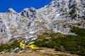 February 25th, 2023, helicopter first aid for two climbers who died in a fall on Grigna mountain, Italy