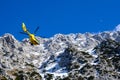 February 25th, 2023, helicopter first aid for two climbers who died in a fall on Grigna mountain, Italy