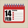 14 february to do list romantic empty