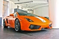 17 February 2011 Ukraine, Kiev. Lamborghini Gallardo LP550-2 Valentino Balboni Royalty Free Stock Photo