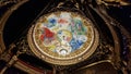 Interior view of the Opera Garnier, in Paris, France. Royalty Free Stock Photo