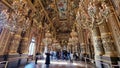 Interior view of the Opera Garnier, in Paris, France. Royalty Free Stock Photo