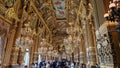 Interior view of the Opera Garnier, in Paris, France. Royalty Free Stock Photo