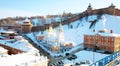 February view Kremlin Nizhny Novgorod